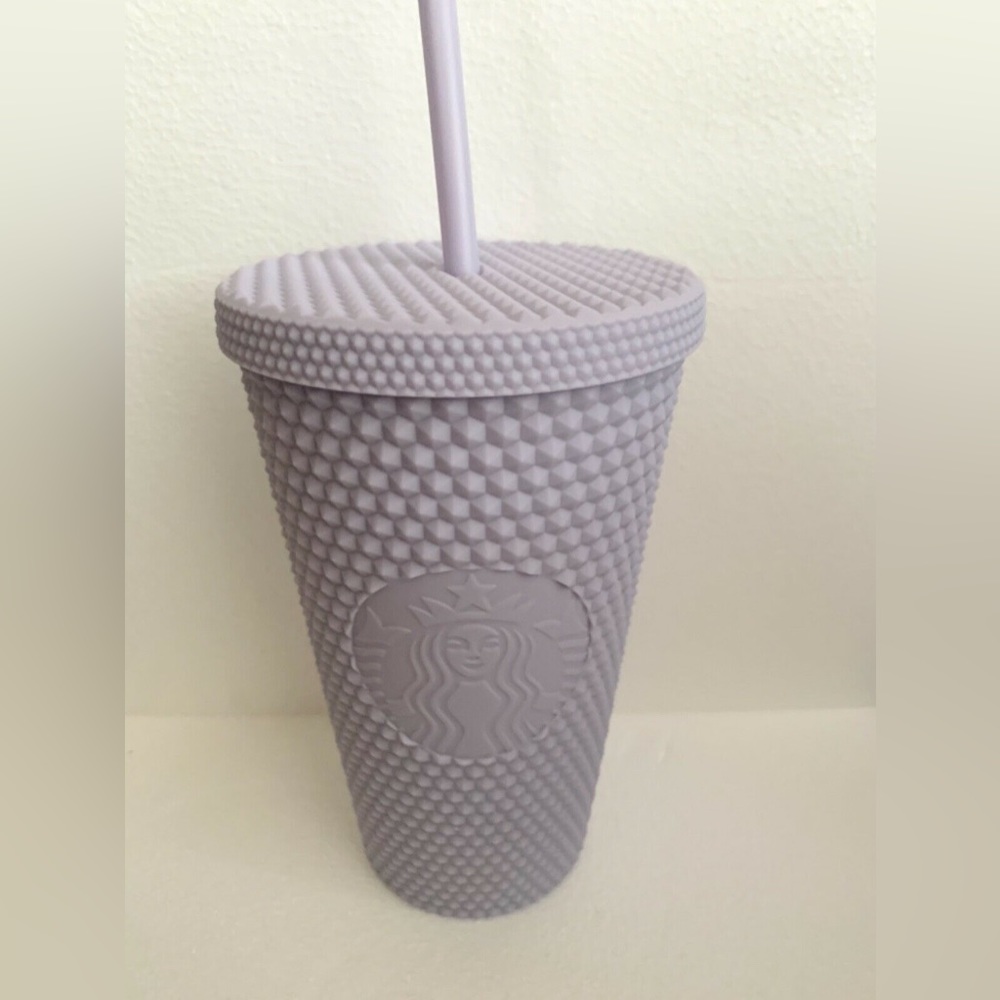Starbucks 2021 Holiday Bling Studded Cold Cup Tumbler 16oz (Lavender Purple)